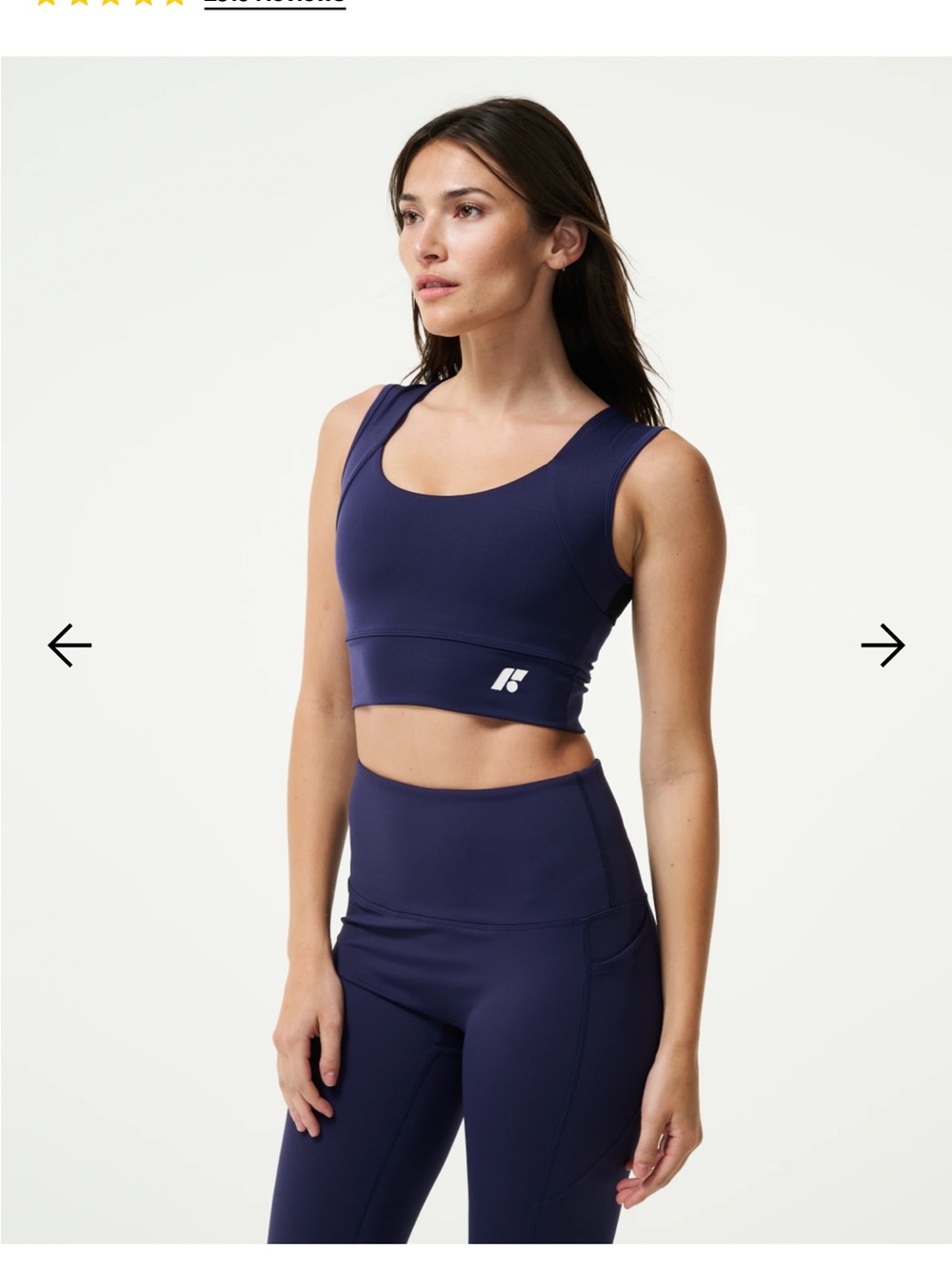 NWOT Forme Power + Bra Lagoon Navy XS Sports Bra